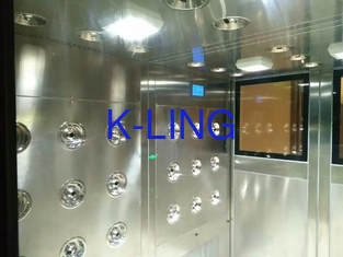 Sanayi Temiz Oda İçin Yüksek Gerilim 220V 380V 50HZ Hava Duş Tüneli
