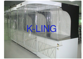 ISO 5 Fotoelektrik Endüstriyel Laminer Hava Akışı Kabin Kapağı Filtrelenmiş 220V / 60HZ