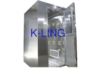 İlaç Endüstrisinde Otomatik Kapı Paslanmaz Çelik Temiz Oda Hava Duş Tüneli