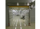 PVC Kaydırma Kapılı 1.2mm Paslanmaz Çelik SUS304 / 201 Hava Duş Tüneli