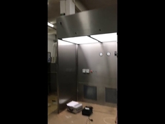 Yangına Dayanıklı Sandviç Paneller Yumuşak Duvar Temiz Oda Çelik Hava Geçirmez Kapı ile