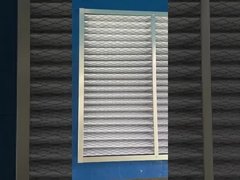 Verimlilik Pleated Panel Hava Temizleyicisi Filtresi 46mm/96mm G4 Rating 5um Porosity