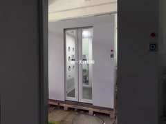 Enerji tasarrufu sağlayan LED aydınlatma ve UV lamba PLC kontrolü ile 380V hava duş tüneli