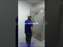 Farmasötik Endüstriyel Sınıf 100 Paslanmaz Çelik Düzenli Temiz Oda Hava Duşu