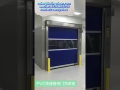 Sınıf 10000 Temiz Oda Laboratuvar Paslanmaz Çelik Hava Duş, PCL Kontrolü