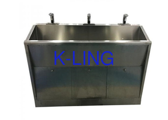 Beyaz / Gri Kızılötesi İndüksiyon Eller Ücretsiz Temiz Oda Çamaşırhane Lavabo Ekipmanı