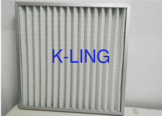 Verimlilik Pleated Panel Hava Temizleyicisi Filtresi 46mm/96mm G4 Rating 5um Porosity