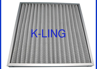 Temel Panel Fırın Pleiated Ön Filtreli Temiz Oda için HVAC Hava Filtresi