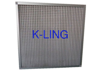 Temiz Oda için HVAC Sistemi Metal Hasır Ön Filtre HEPA Hava Filtresi, Endüstri İçin Birincil Filtre