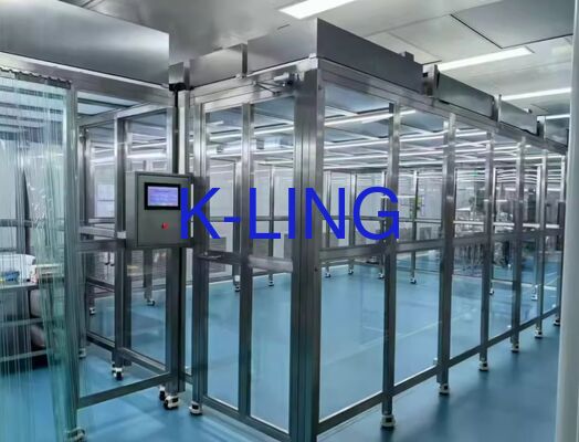 ISO 5 Modüler Temiz Odalar PVC Vinyl Zemini ve Gürültü Seviyesi 65 DB'den Az, Sıkı Kirlenme Kontrol Standartlarını Sağlayan