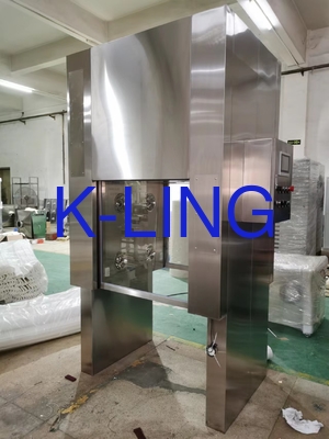 Koruma Seviyesi IP54 LED Işıklandırma Sistemi ve Mini Fold HEPA Filtresi ile Hava Duş Tüneli