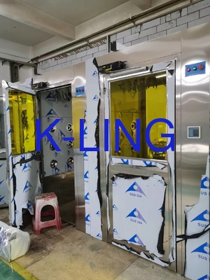 220V / 50Hz veya 380V / 50Hz Gelişmiş Hava Filtrasyonu ile Hava Kararsızlığı LED Hava Duş Tüneli