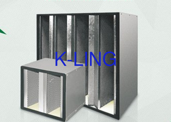 Sıcaklık Fiber Glass v banka filtre Holt Erimiş boncukları ile H13 H14 verimlilik