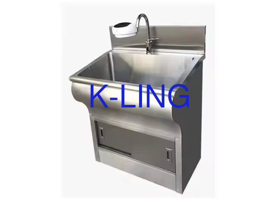 Otomatik musluk ticari temizlik odası sabunlu lavabo