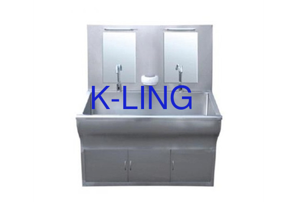 Hastane için Sabun dağıtıcısı ile Özel Boyutlu Paslanmaz Çelik Lavabo