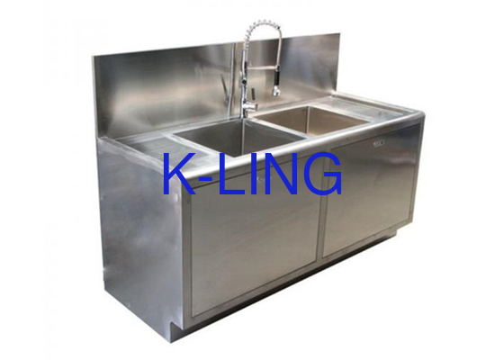 Paslanmaz çelik temizlik odası el yıkama lavabo sabun dağıtıcısı manuel / otomatik sensör ile