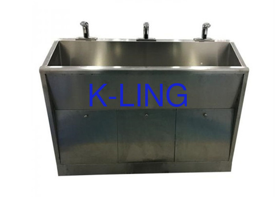 Paslanmaz çelik temizlik odası el yıkama lavabo sabun dağıtıcısı manuel / otomatik sensör ile