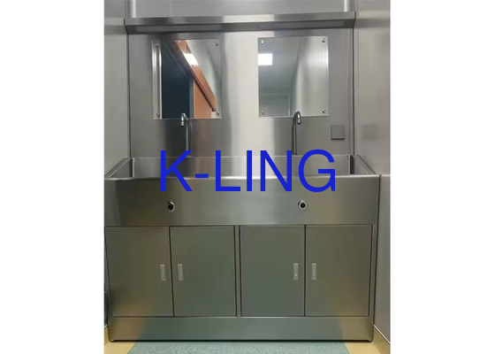 Paslanmaz Çelik Tıbbi Sınıf El Yıkama Aseptik Kiralık Lavabo ile