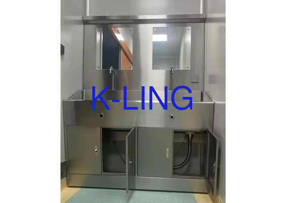 Paslanmaz Çelik Tıbbi Sınıf El Yıkama Aseptik Kiralık Lavabo ile