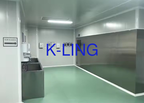 Yüksek Hızlı Özel L Tipi Hava Duşu Otomatik Salıncak Kapı 50Hz Frekanslı Tünel Odası