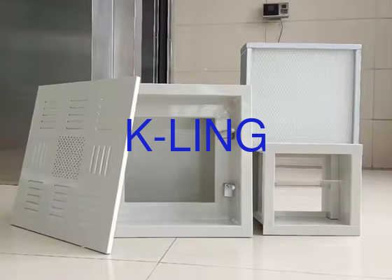 Toz kaplı çelik çerçeve düşük güç tüketimi ile yüksek verimli filtre kutusu