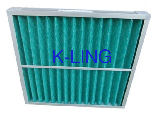 G4-F9 Filtre Alüminyum Pleated Panel Hava Filtresi 32-120°F Sıcaklık aralığı