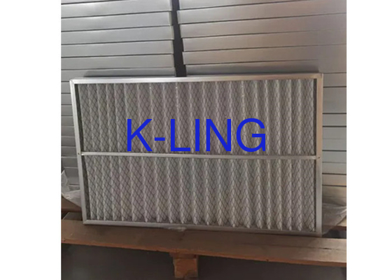 MERV 8 Havalandırma Sistemleri İçerideki Havanın Güvenliği İçin Pliated Panel Ön Filtre