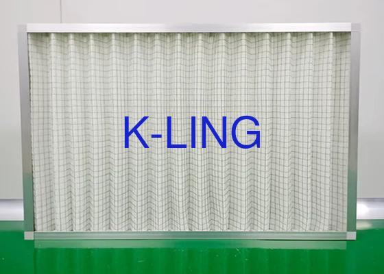 Özel Baskı Ön Filtre Pleiated Panel Hava Filtreleri G1-G4 Verimlilik