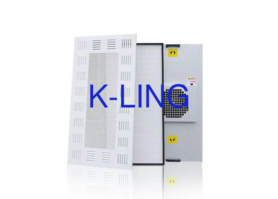 Gürültü Seviyesi 45 DB Beyaz Fan Filtre Birimi 650 X 650 X 350mm Endüstriyel için