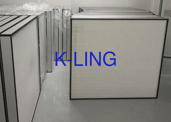 Hava akışı HEPA Hava Filtresi 99.995% verimlilik ve 0.45m/S hava hızı ile