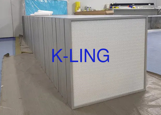 1220*610*70mm Mini-Plated HEPA Filtresi Filtrasyon Derecesi için Özel
