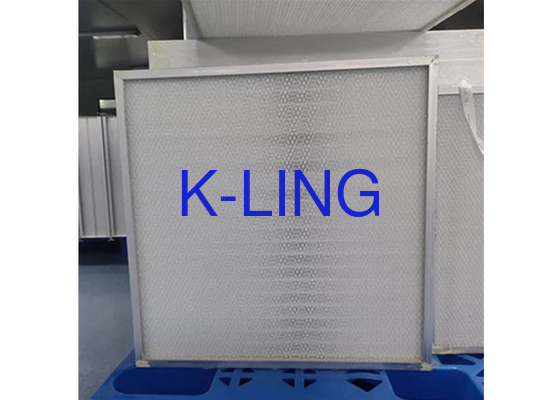 1220*610*70mm Mini-Plated HEPA Filtresi Filtrasyon Derecesi için Özel