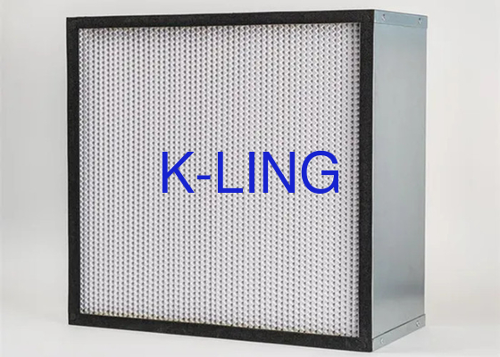 Yumruklar Tipi Mini Yumruklar HEPA Hava Filtresi 1220*610*70mm Ya da Özel Mühür AB Yapıştırıcı