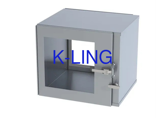 600*600*600mm İç İş Bölgesi Temiz Oda Geçiş Kutusu Özelleştirilebilir Kalkıtma ve Desteklenmiş İniş