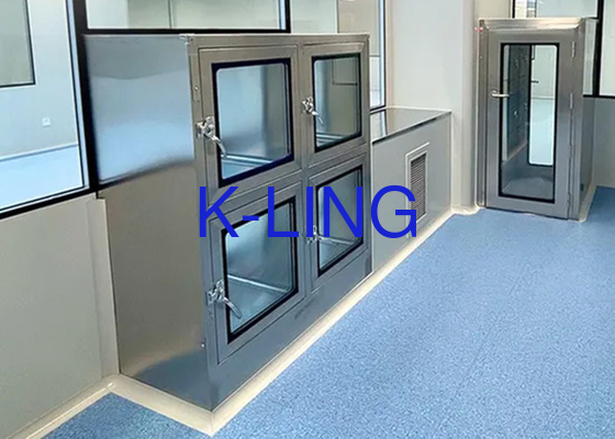 Aksesuarlar Çubuklu ve UV Işıklı Pas Kutusu Temiz Oda için nihai çözüm