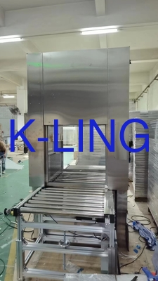 PLC Temiz Oda Hava Duşu Yüksek Teknoloji Üretimi İçin Otomatik Taşıyıcı hattı ile geçiş
