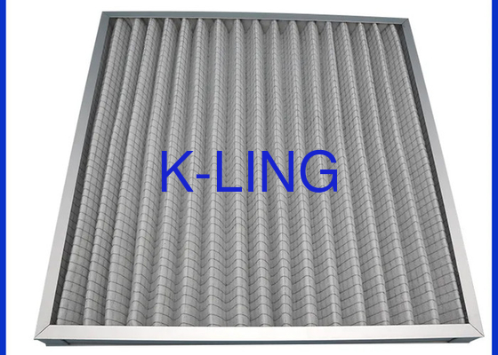 Temel Panel Fırın Pleiated Ön Filtreli Temiz Oda için HVAC Hava Filtresi