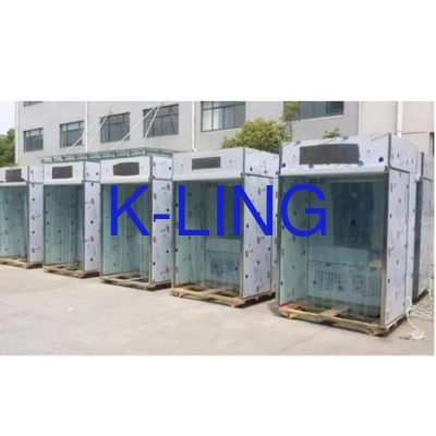 Toz ağırlığı için paslanmaz çelik laminar akış kabin H13 F6 G3 filtreleme adımı
