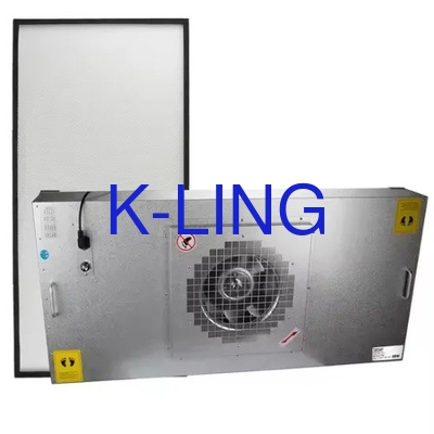 Sınıf 100-1000 Temizlik Fan Filtre Birimi En yüksek verimlilik için toz kaplı çelik ve gümüş