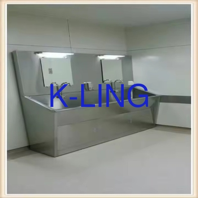 1175*875*350mm Dış Boyutlu Tıbbi Yıkama Lavabosu Temizlik Derecesi ve Özelleştirilebilir Kapasitesiyle