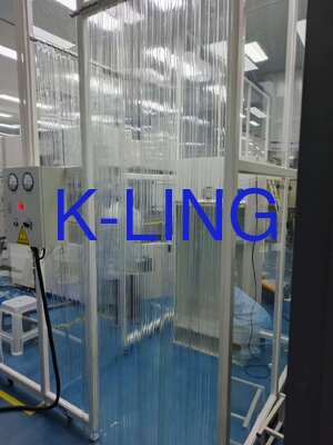 Steril Üretim için Alüminyum Profil Köşe İşlemli ve Hızlı Kurulumlu İlaç Yumuşak Duvar Temiz Oda