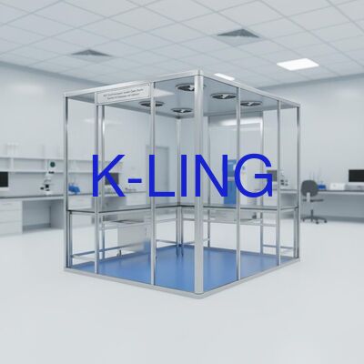 HEPA Filtresi 99.99% ile Modüler Temiz Oda 0.3UM ve ISO5/6/7/8 Temizlik Derecesi Entegre LED Işıklandırması