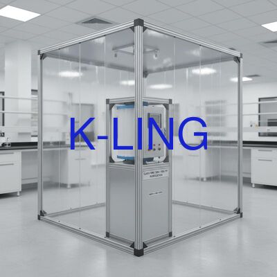 Yumuşak Duvarlı Temiz Oda Modüler Temiz Oda 1000/ISO5/ISO6/ISO7 Sınıfı Temizlik Özgür Ya da Duvarlı ve HEPA Filtresi ve Ön Filtresi
