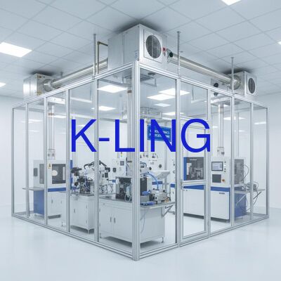 ISO5/ISO6/ISO7/ISO8 Temizlik Derecesi, HEPA Filtresi ve Ön Filtresi Hava Filtrasyonu ve Modüler Kurulumlu Modüler Temiz Oda