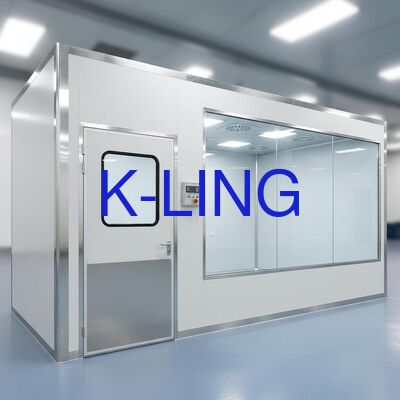 HEPA/ULPA Filtreleri ile modüler temiz oda 99.995% @ 0.3μm, Fan Filtre Birimi 1175x1175x350mm ve ISO7 Sınıflandırması
