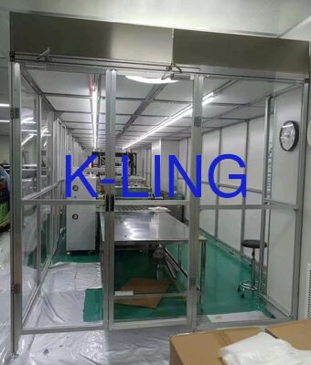 ISO 5 Modüler Temiz Odalar PVC Vinyl Zemini ve Gürültü Seviyesi 65 DB'den Az, Sıkı Kirlenme Kontrol Standartlarını Sağlayan
