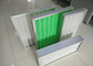 Yeşil Pileli Panel Hava Filtreleri G1 G3 Verimlilik Polyester Medya Filtresi