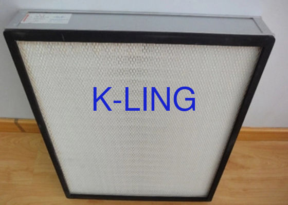 Alüminyum çerçeve ve hava arıtma için H12-H14 verimliliği ile 24x24 Inç Mini Pleat HEPA Hava Filtresi