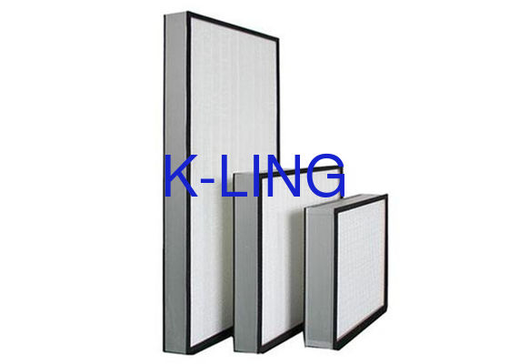 Temiz Oda Ekipmanları için Mini Pileli HEPA Hava Filtresi HEPA Arıtma Sisteminin Değiştirilmesi