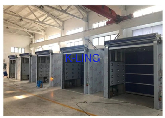 Otomatik İndüksiyon PVC Kapı Kargo Hava Duş Tüneli Temiz Oda Ekipmanları